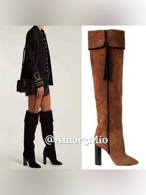 NEW Saint Laurent Boots Tassels size 39